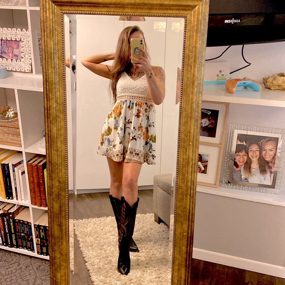 Lace floral Dress